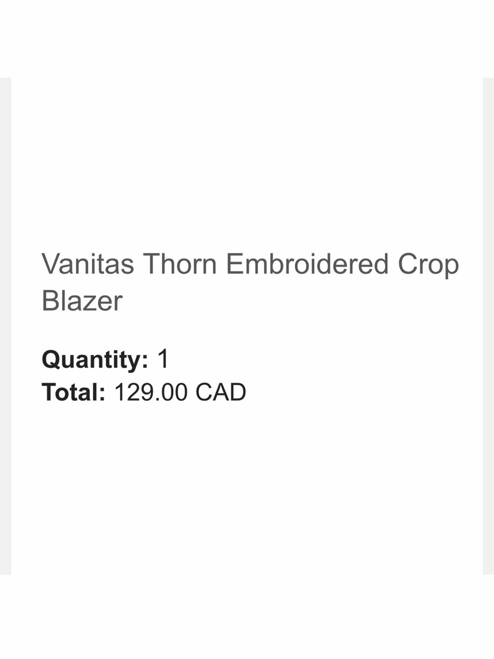 Vanitas Thorn Embroidered Blazer - Picture 4 of 4